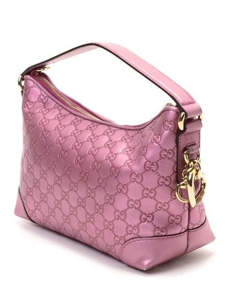 gucci bright pink bag|pink gucci bag small.